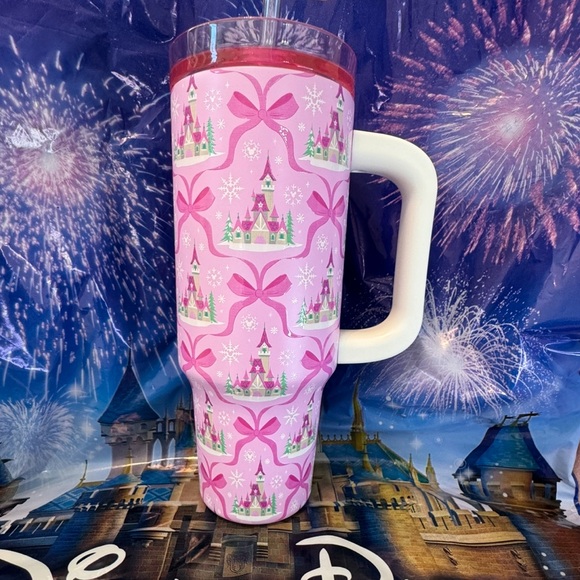 Disney Castle 30 oz. Travel Mug with Straw